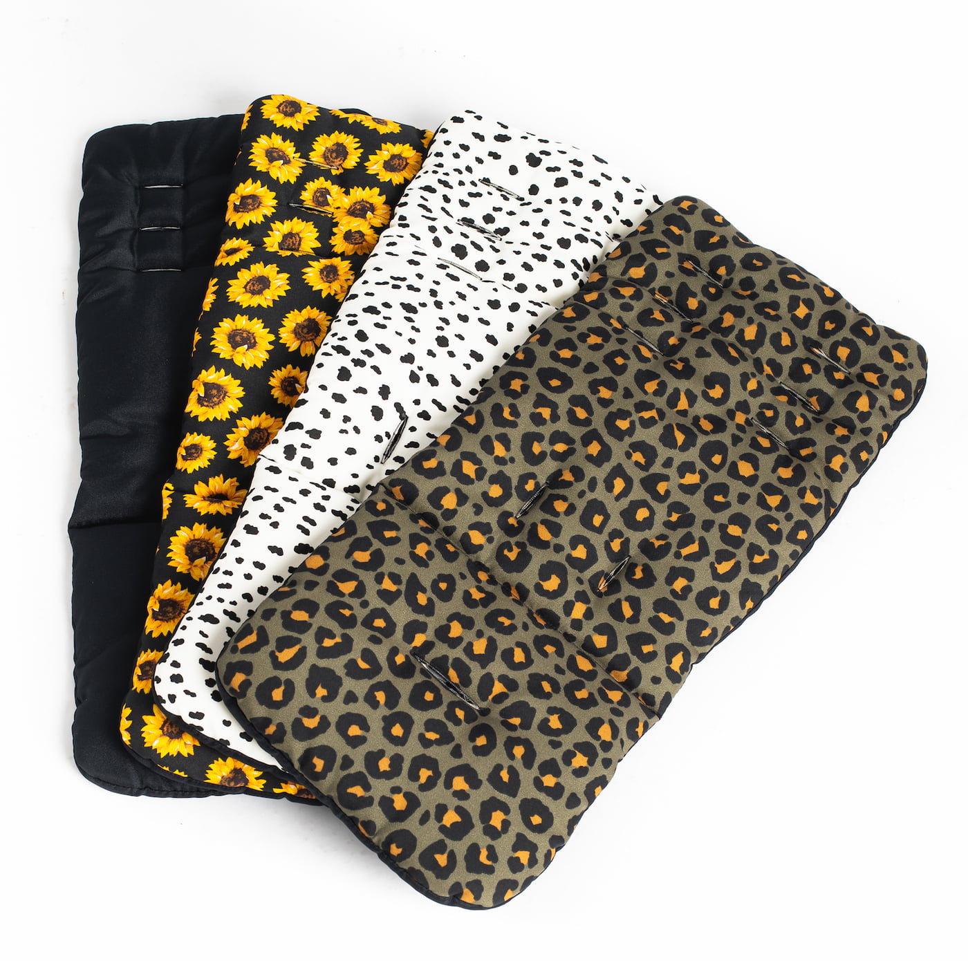 Roma Gemini 2 Double Pram - Khaki Leopard