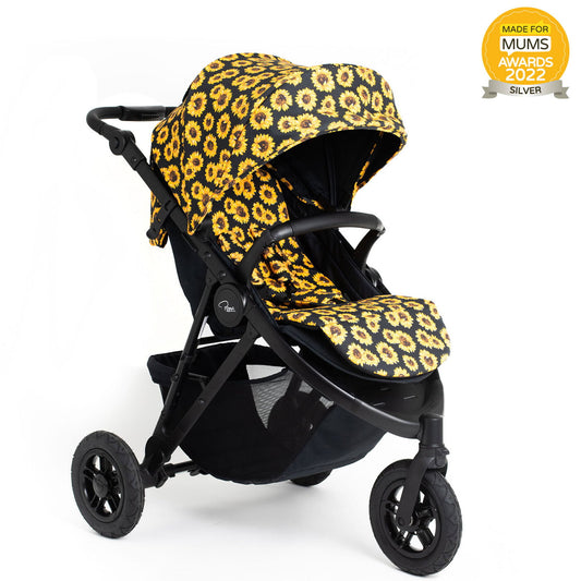 Atlas 3 Wheel Pram - Sunflower