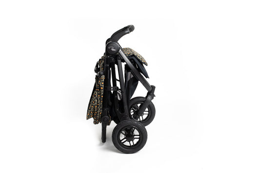 Atlas 3 Wheel Pram - Khaki Leopard