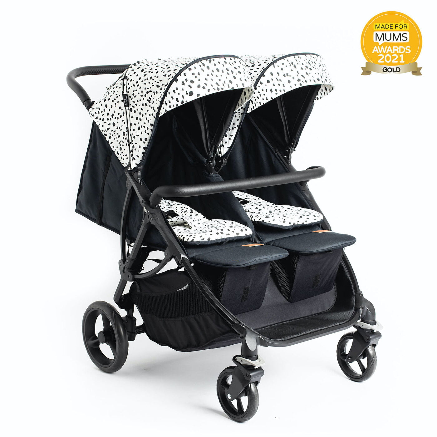 Roma Gemini 2 Double Pram - Dalmatian