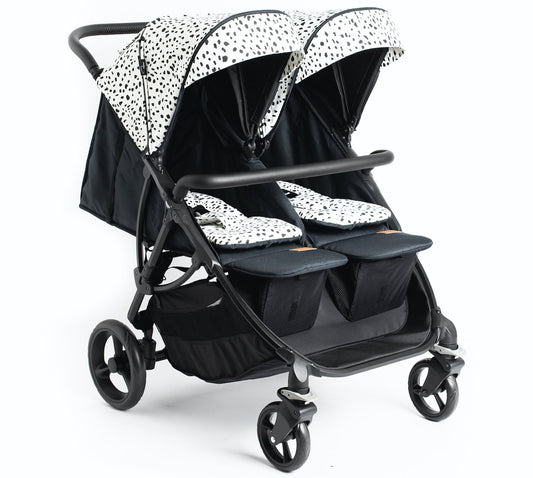 Roma Gemini 2 Double Pram - Dalmatian
