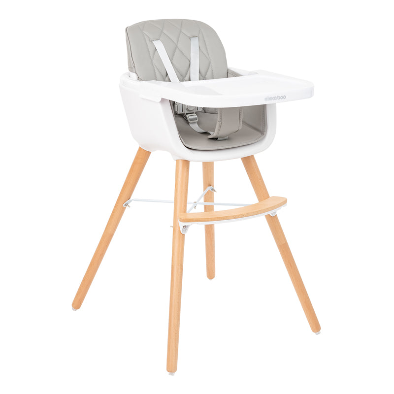 Kikka Boo 2In1 Highchair Woody: Grey