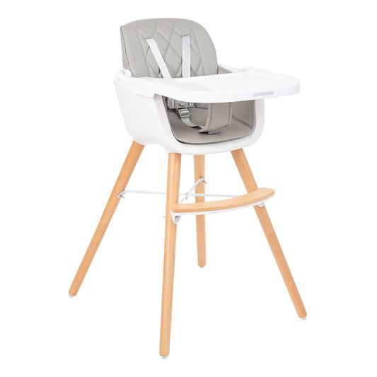 Kikka Boo 2In1 Highchair Woody: Grey