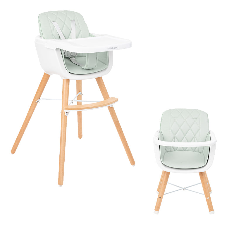 Kikka Boo 2In1 Highchair Woody: Mint