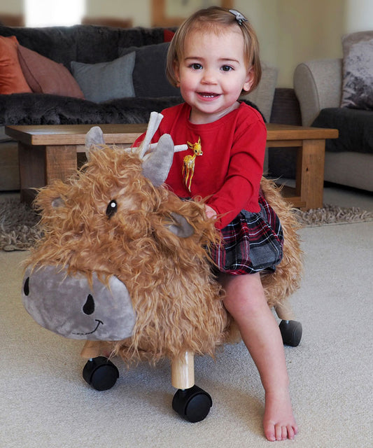 Hubert Highland Cow Ride On Toy