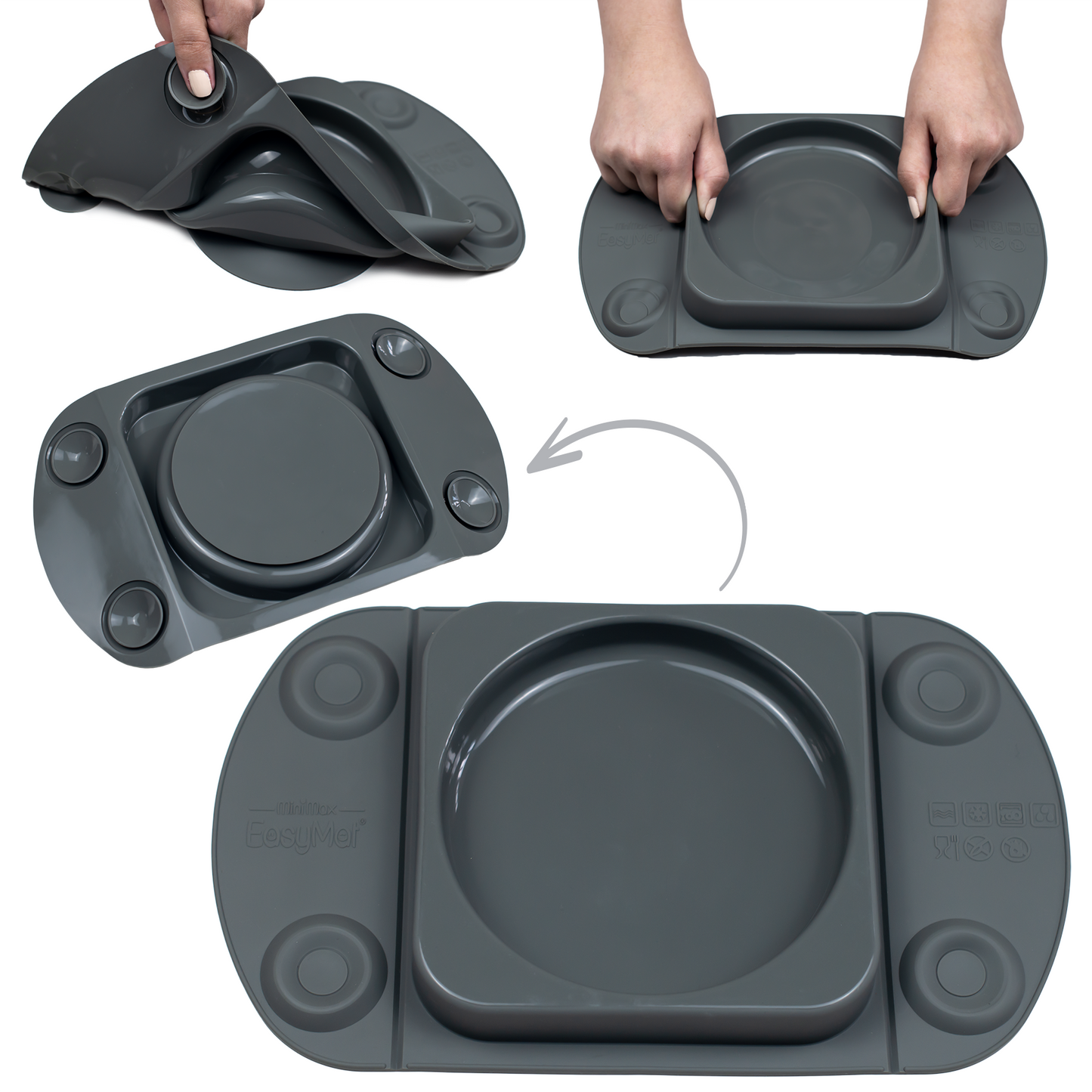 EasyMat Suction Plate/ Bowl with Lid & Case