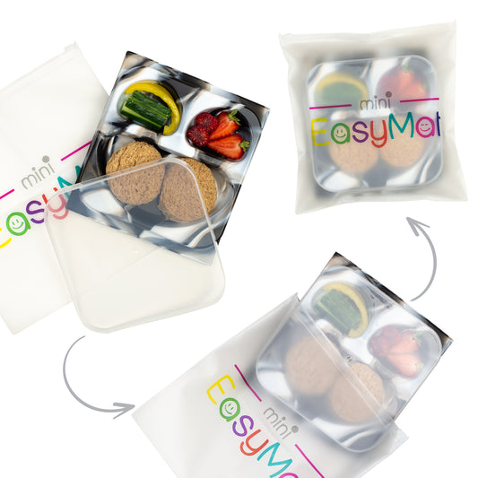 EasyMat Suction Plate (Divided) with Lid & Case
