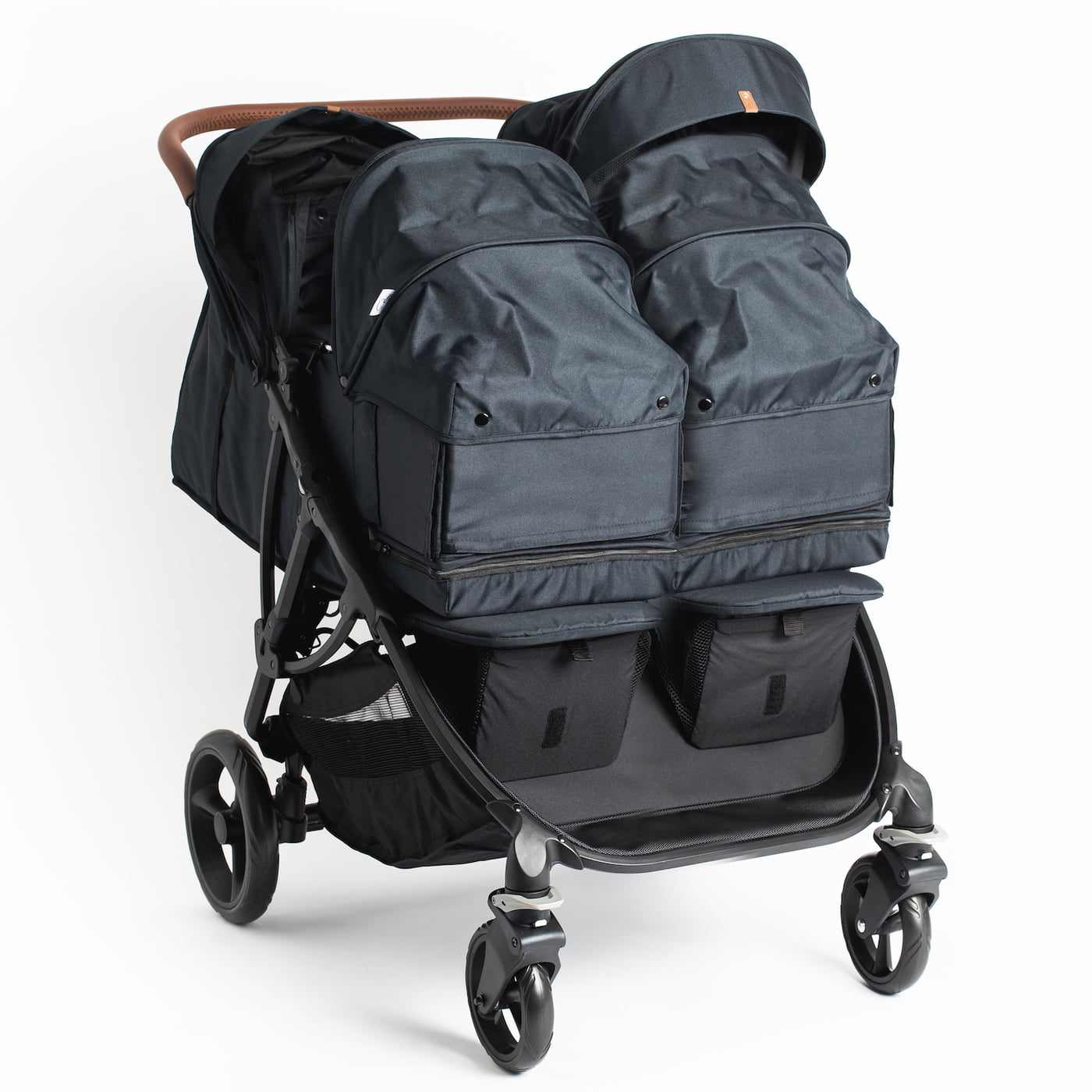 Double best sale pram jogger