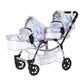 Polly Twin Dolls Pram - Mermaid