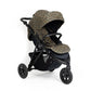 Atlas 3 Wheel Pram - Khaki Leopard