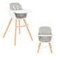 Kikka Boo 2In1 Highchair Woody: Grey