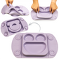 EasyMat Suction Plate (Divided) with Lid & Case