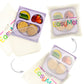 EasyMat Suction Plate (Divided) with Lid & Case